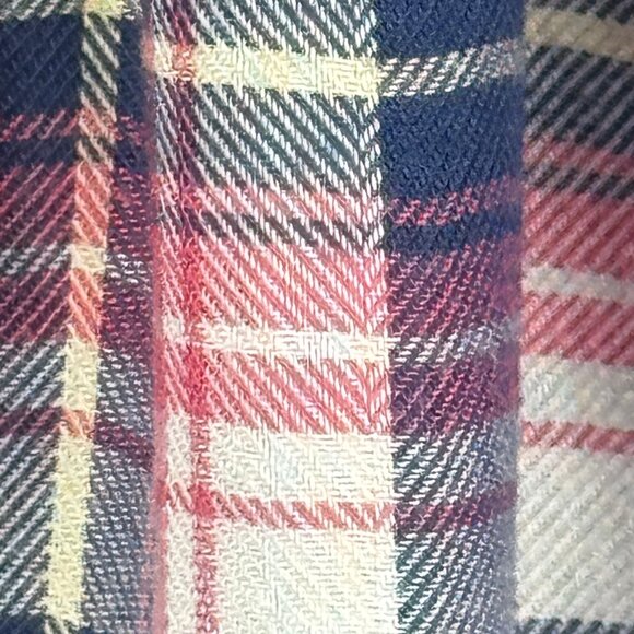 So soft and like new! Rails Hunter Azure Pink Yellow Plaid Shirt Size Large - Picture 7 of 13